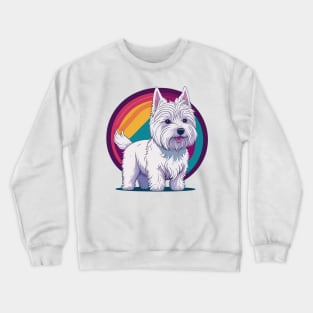 West Highland Terrier Portrait Crewneck Sweatshirt